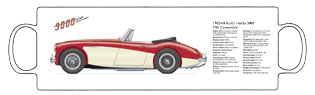 Austin Healey 3000 MkII Convertible 1962-64 Mug 2